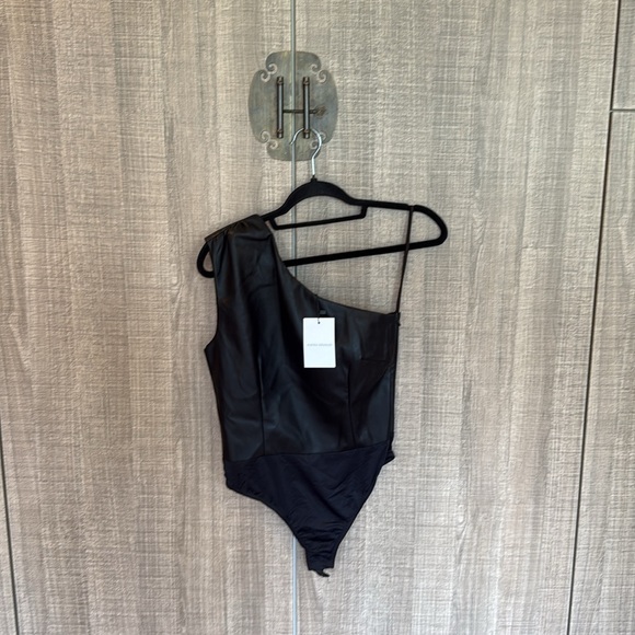 Karina Grimaldi Tops - Karina Grimaldi Crisanta Bodysuit in‎ Black
